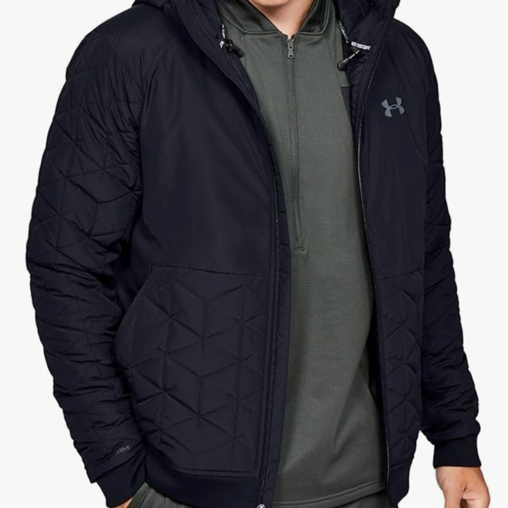 Under Armour Men's ColdGear Reactor Performance Hybrid Jacket Size Small